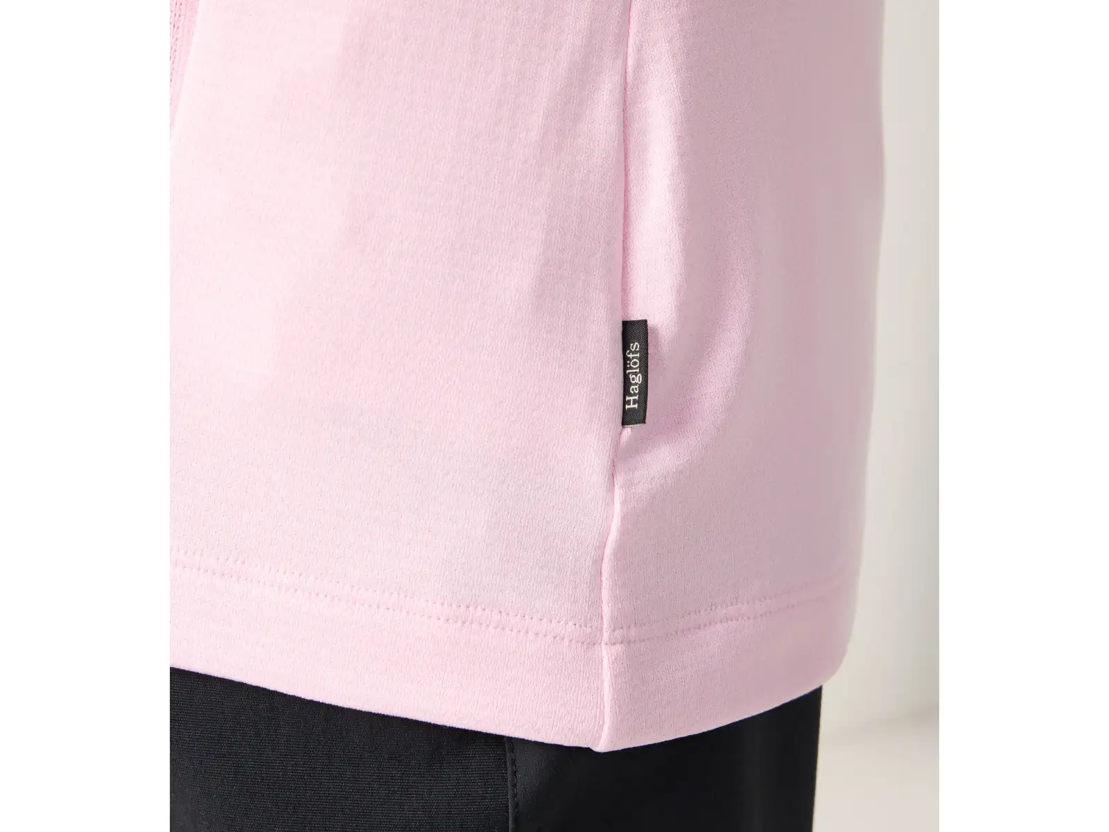Haglöfs Korp Mid Hood Damen-Sweatshirt Fresh Pink