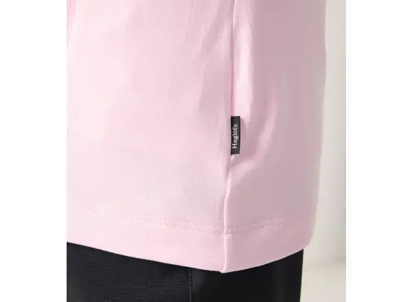 Haglöfs Korp Mid Hood Damen-Sweatshirt Fresh Pink