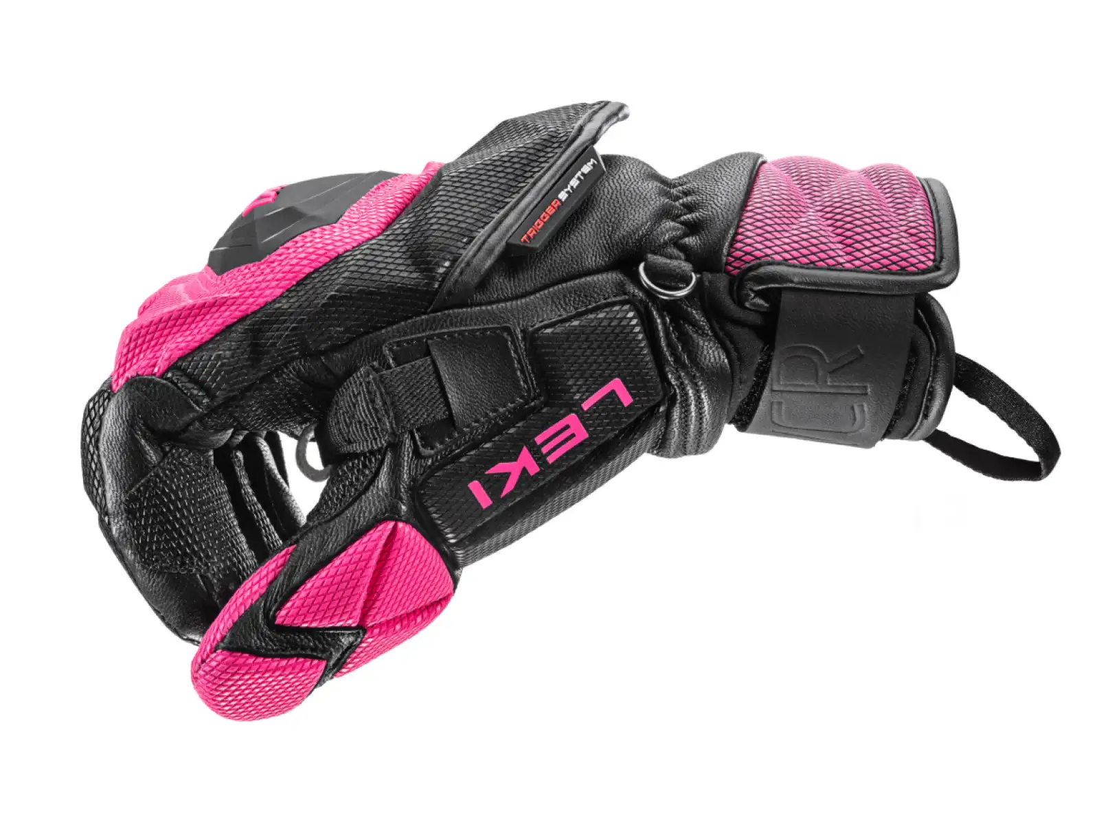 Leki WCR Venom SL 3D Damen Rennhandschuhe Black-Pink