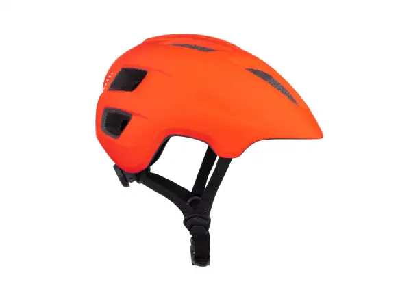 Force Zebu Kinderhelm mit Rücklicht orange