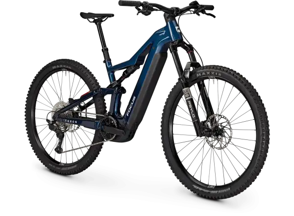 Focus THRON 8 800Wh vollgefedertes E-Bike Azurblue / Sydneyblue