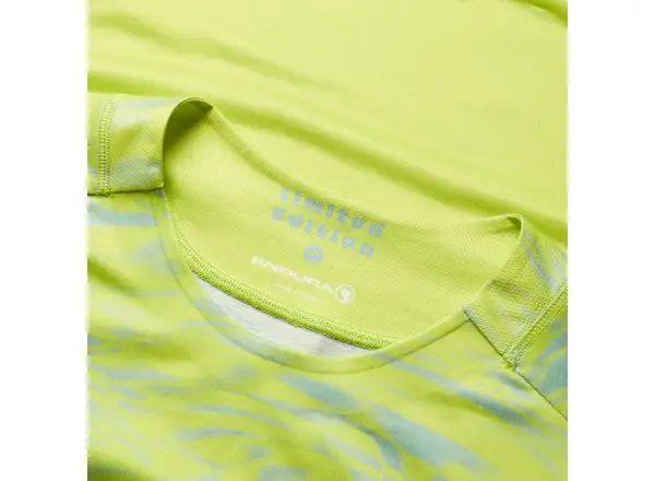 Endura LTD Marble Printed Herren Trikot Langarm Lime Green