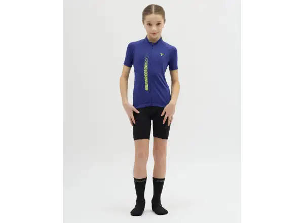 Silvini Mazzani Kindertrikot Kurzarm Blue/Neon