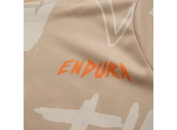 Endura SingleTrack Print Tee BSA Damen-Trikot Kurzarm Brown