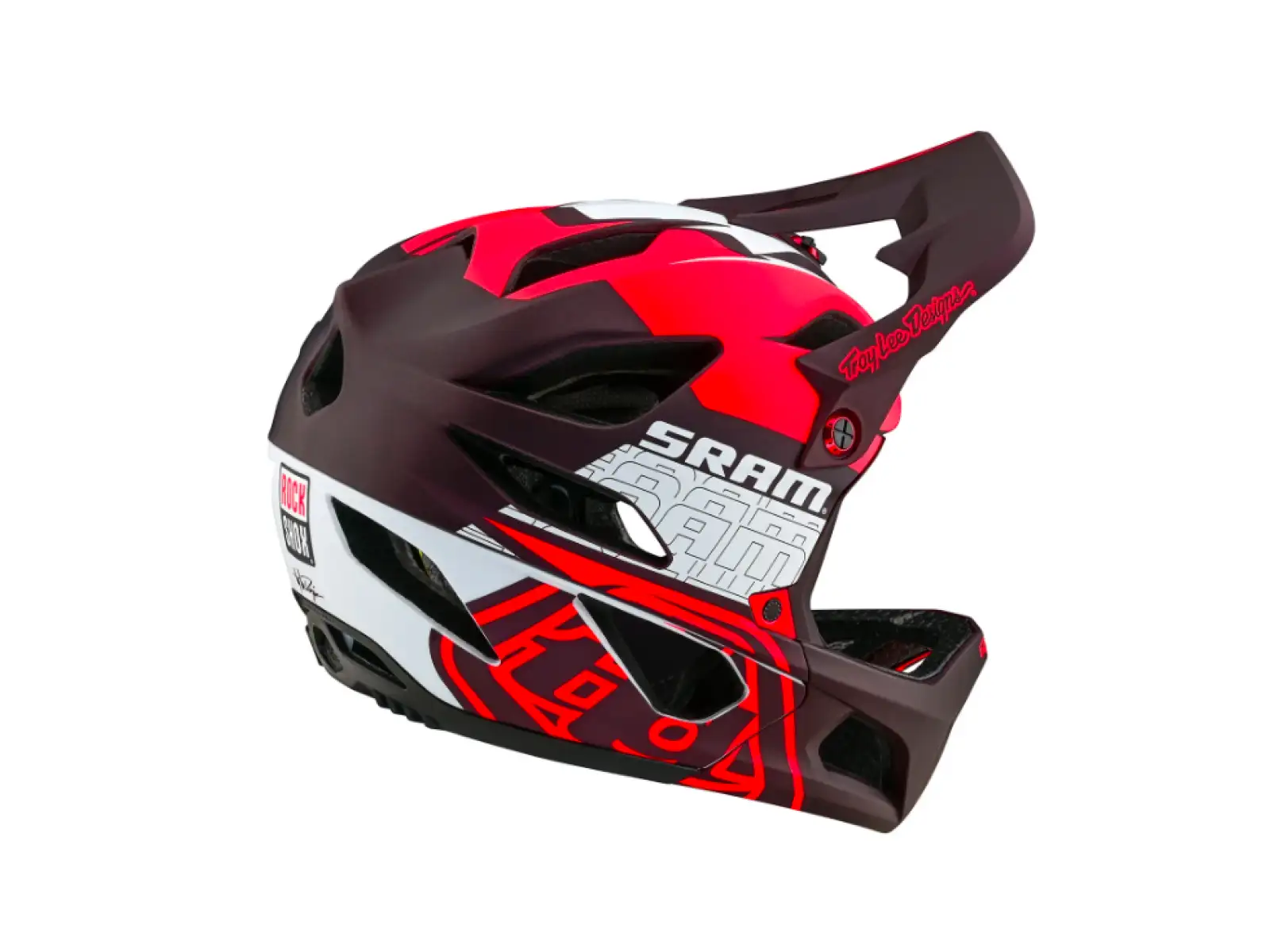 Troy Lee Designs Stage Mips SRAM Helm Vector Red