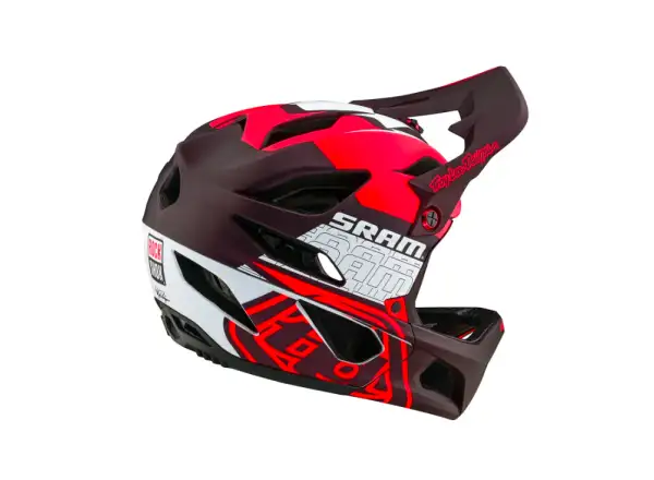 Troy Lee Designs Stage Mips SRAM Helm Vector Red
