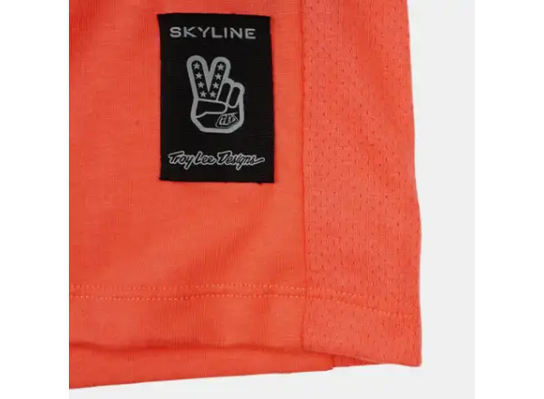 Troy Lee Designs Skyline Ride Tee Kinder Trikot Langarm P&W Melon
