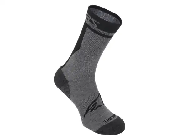 Alpinestars Thermische Winter 17 Socken Grau Schwarz