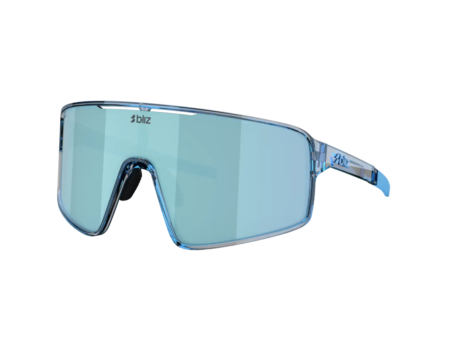 Bliz P001s Sonnenbrille Transparent Blue/Smoke Ice Blue Multi