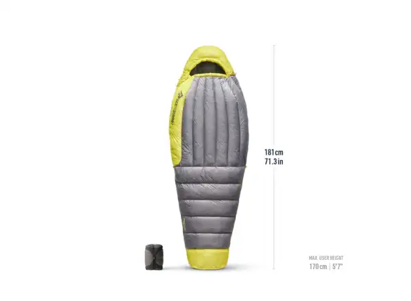 Sea to Summit Spark Down Regular Damen Schlafsack -1C Spicy Orange
