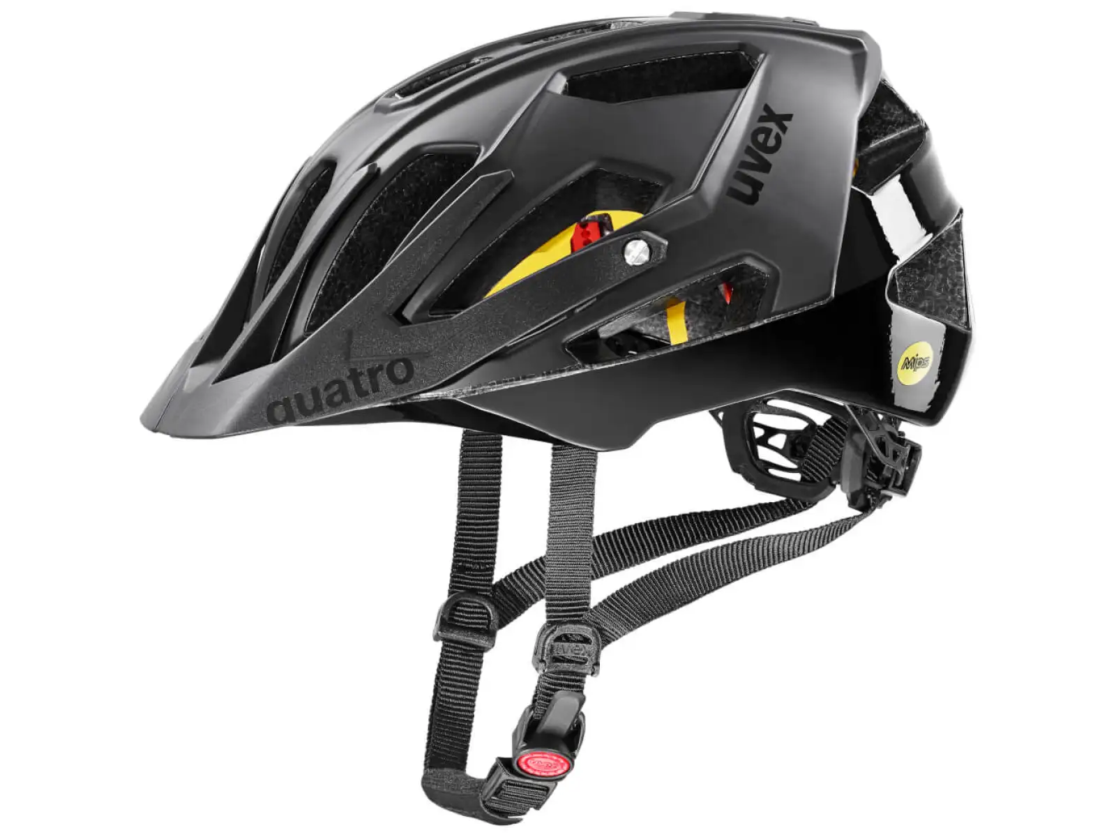 Uvex Quatro CC MIPS MTB Helm All Black