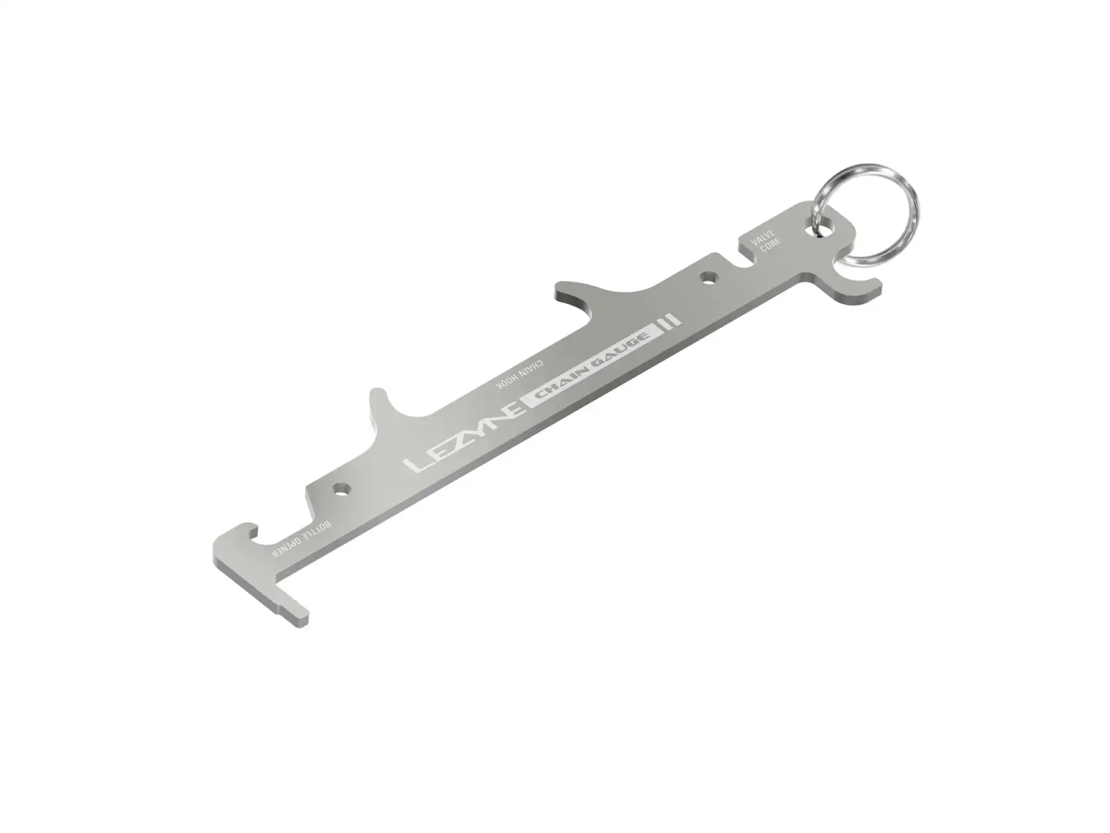 Lezyne Chain Gauge Kettenschablone silber