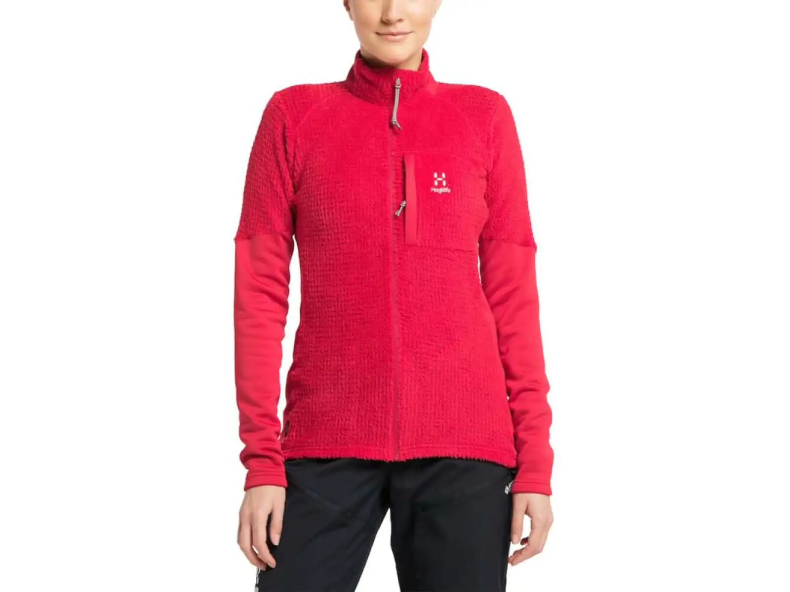 Haglöfs Touring Mid W Damen-Fleecejacke Rot