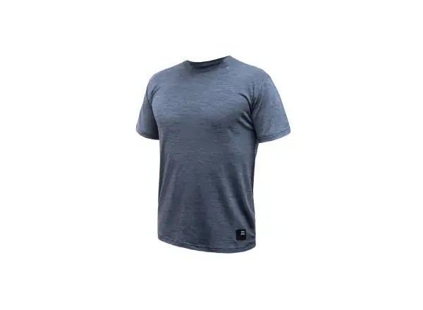 Sensor Merino Lite Herren Funktionsshirt Kurzarm Mottled Blue