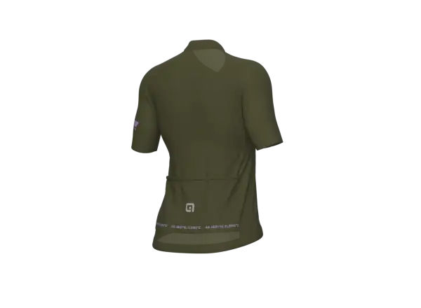 Damen Radtrikot Alé PR-E Follow Me kurzarm Militärgrün