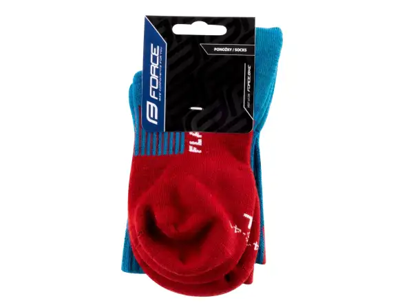 Force Flake Winter Socks Blau/Rot