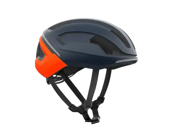 POC Omne Beacon MIPS Rennradhelm Apatite Navy Matt/Fluorescent Orange Matt