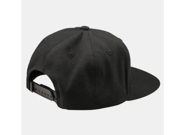 Troy Lee Designs Flat Bill Snapback Scholar Kappe Black