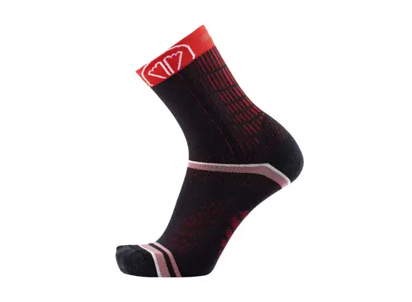 Sidas Winter Run Winter-Laufsocken schwarz-rot