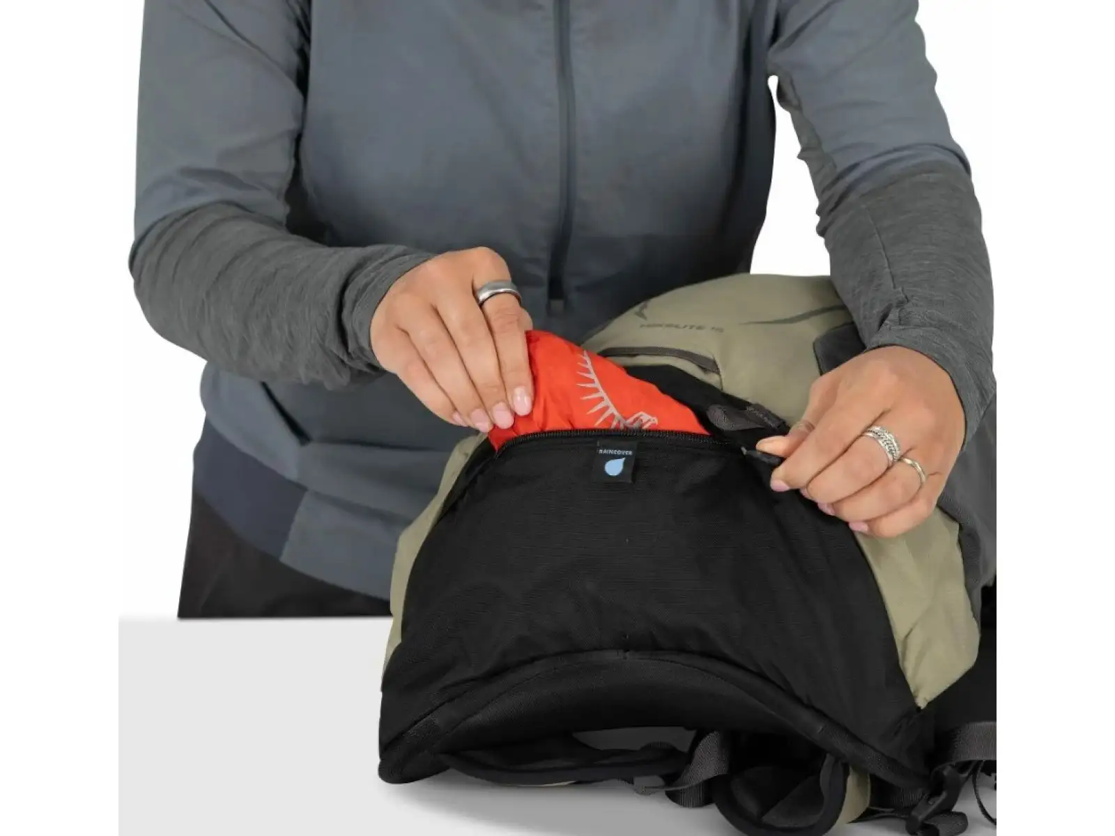 Osprey Hikelite Rucksack 18 l Tungsten/Yelow