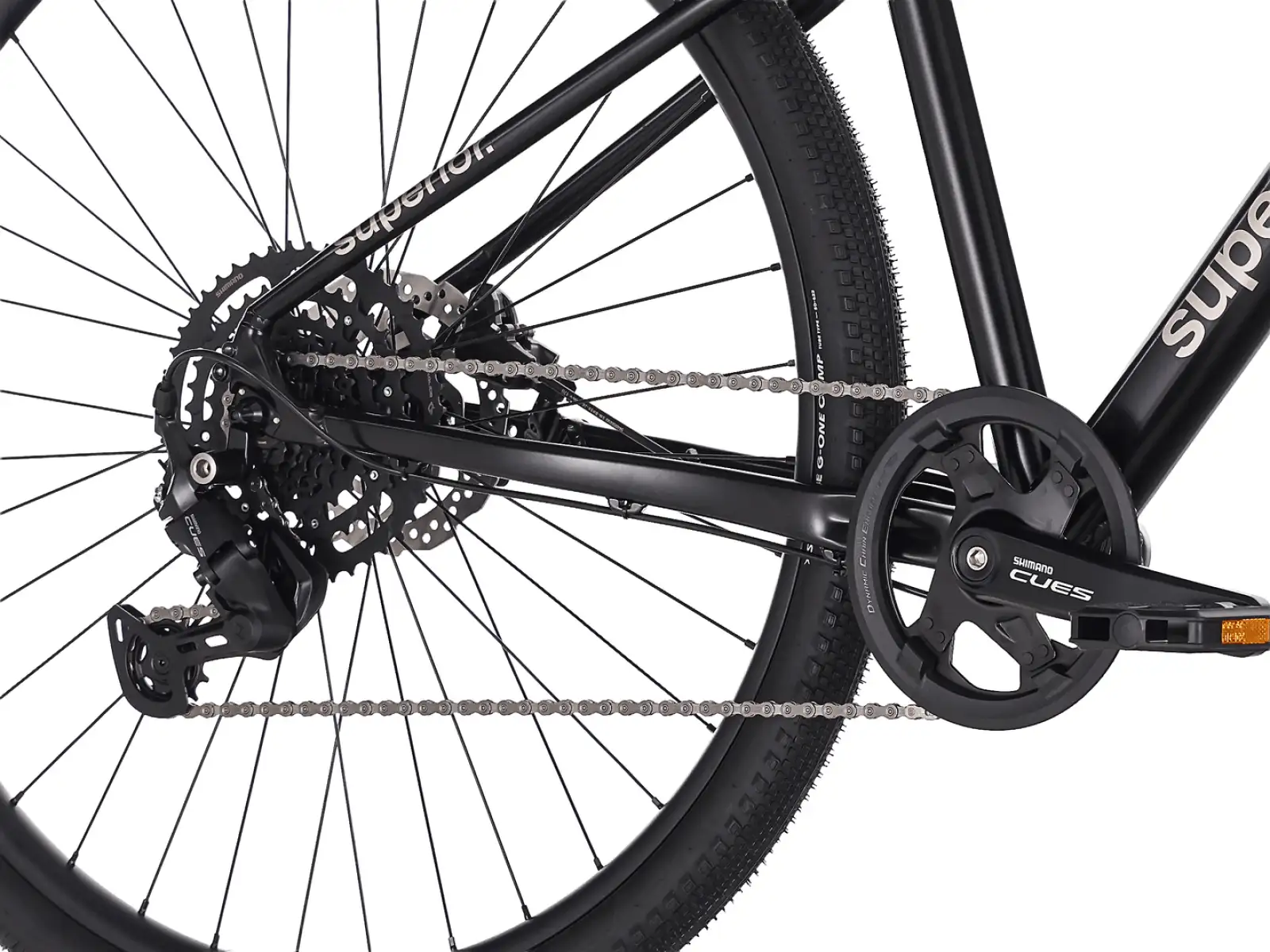 Superior Blox 6.4 Stadtfahrrad mattschwarz