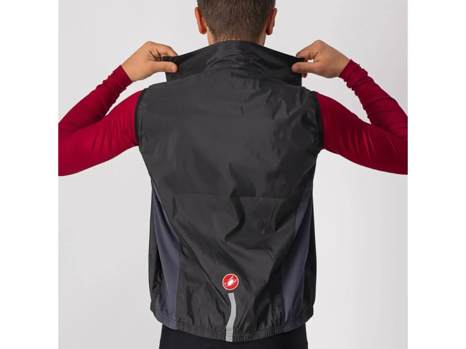 Castelli Squadra Stretch Herrenweste light black/dark gray