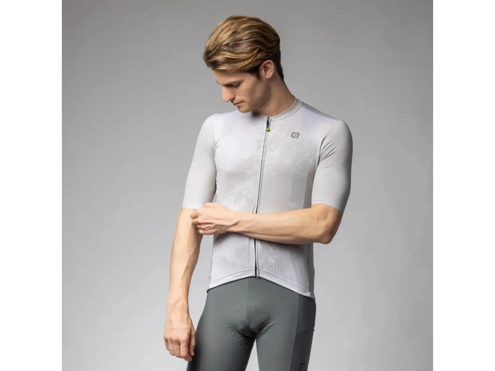 Alé Off Road-Gravel Krakatoa Herren Trikot Kurzärmlig Beige