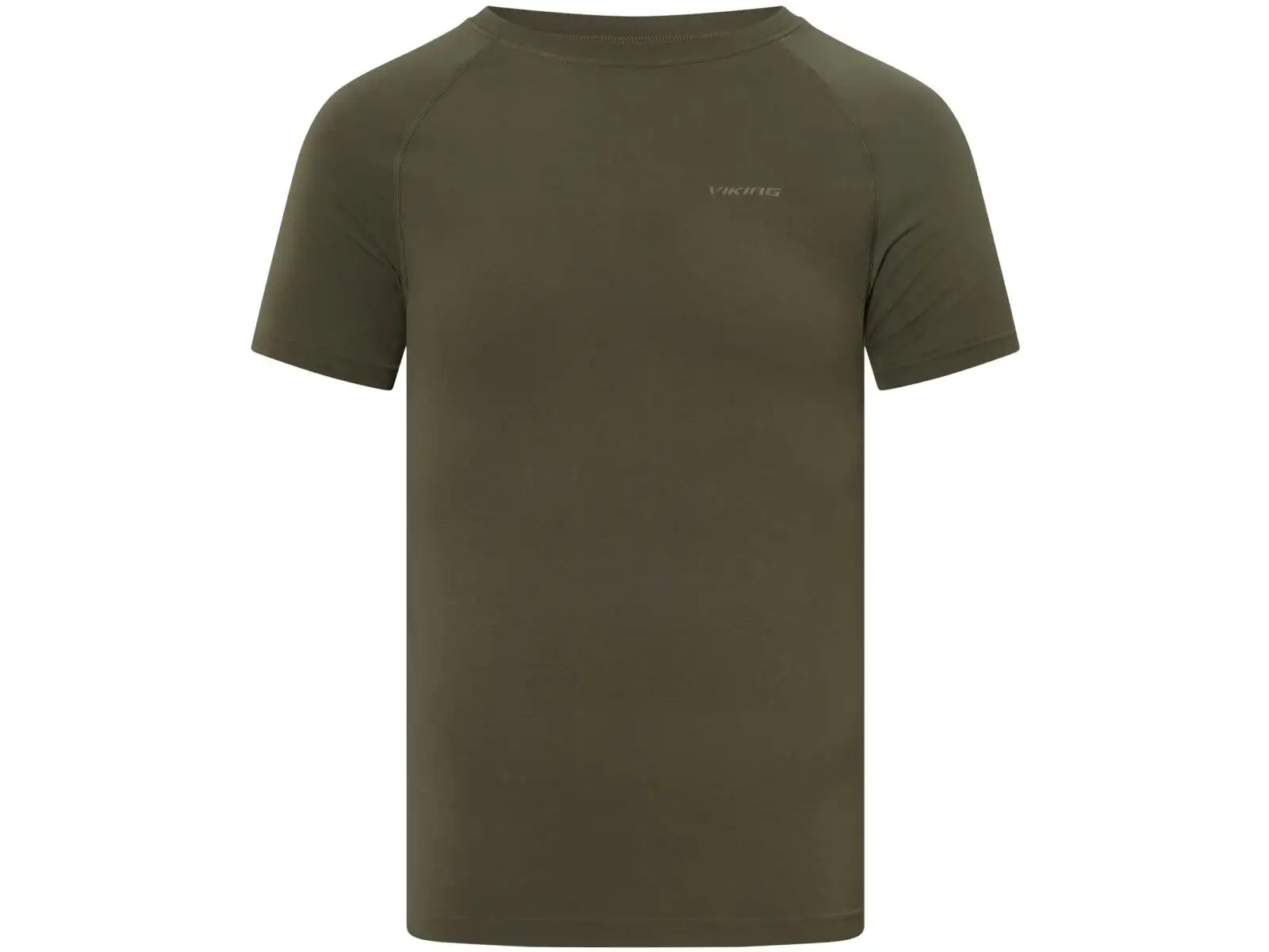 Viking Lockness Herren-T-Shirt mit kurzen Ärmeln in Olive.