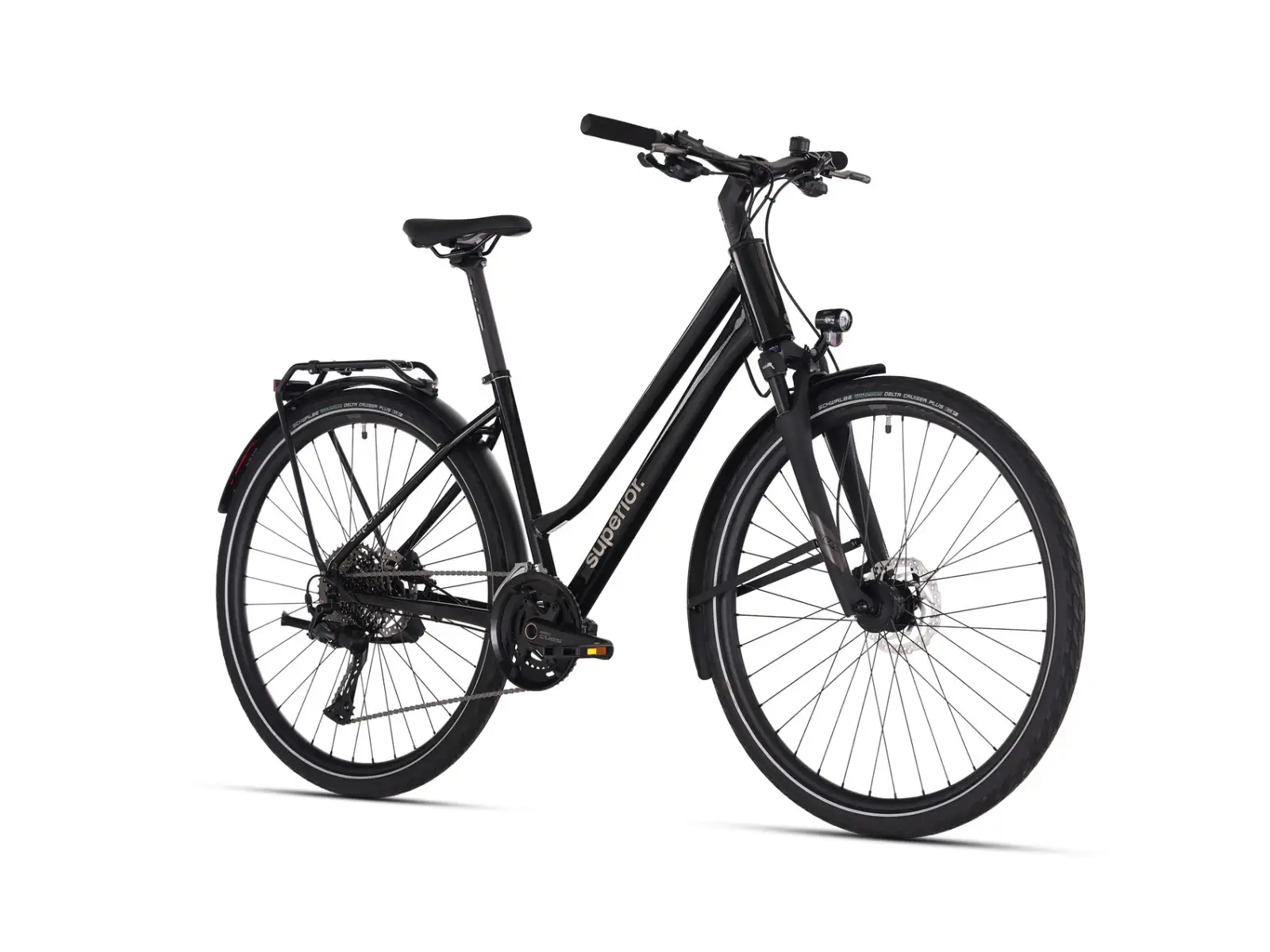 Superior Blox 6.7 T MS Stadtfahrrad Gloss Metallic Black
