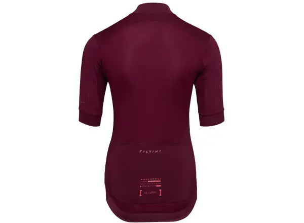 Silvini Trafoia Damen-Trikot Kurzarm Merlot