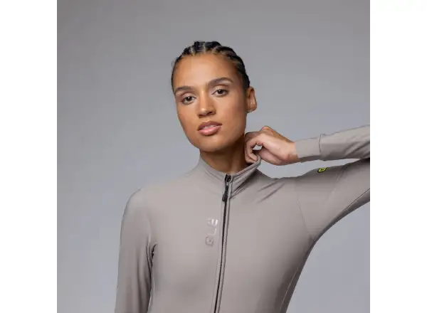 Alé Pragma Fondo 3.0 Damen Thermotrikot Langarm Rope Grey