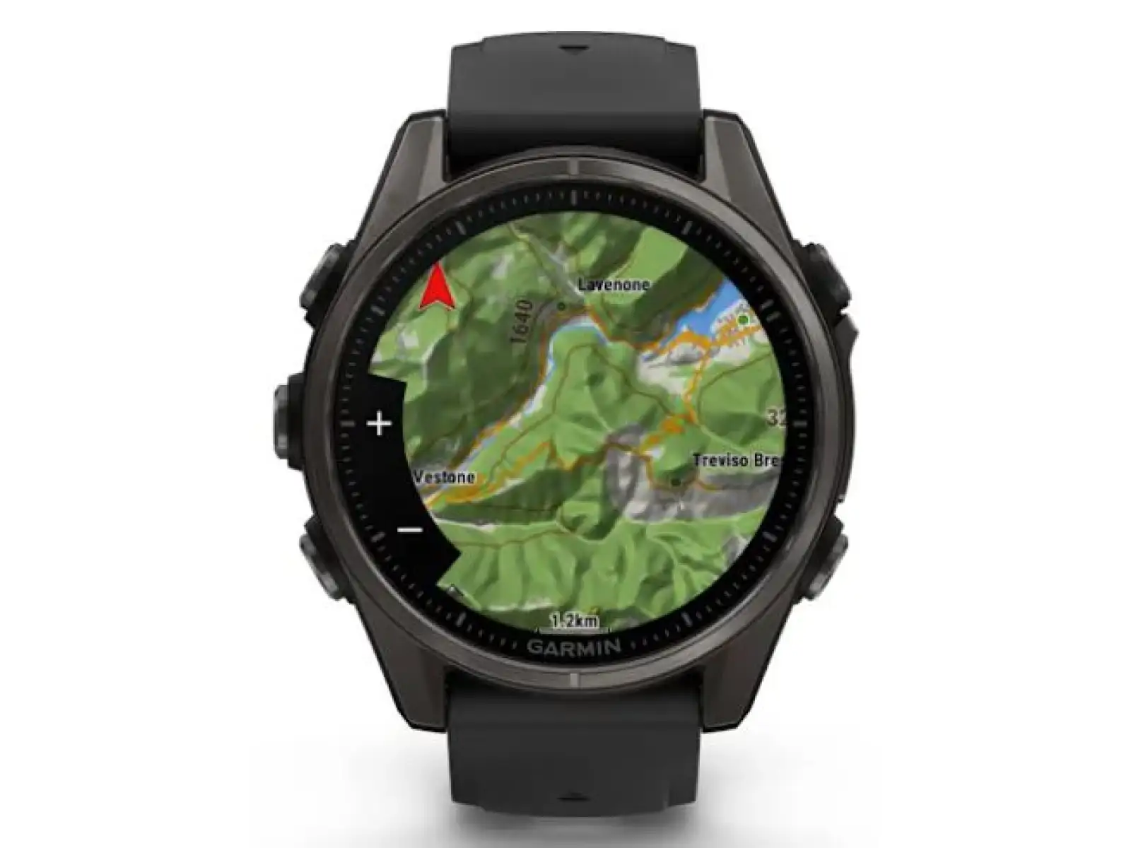 Garmin fenix 8 - 43 mm AMOLED Sapphire Smartwatches Carbon titanium Black/Pebble grey