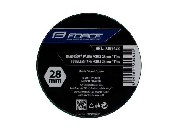 Force Tubelessband 28 mm x 11 m grün