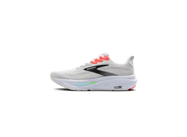 Brooks Herren-Laufschuhe – Ghost 17 Weiß/Pink/Grün