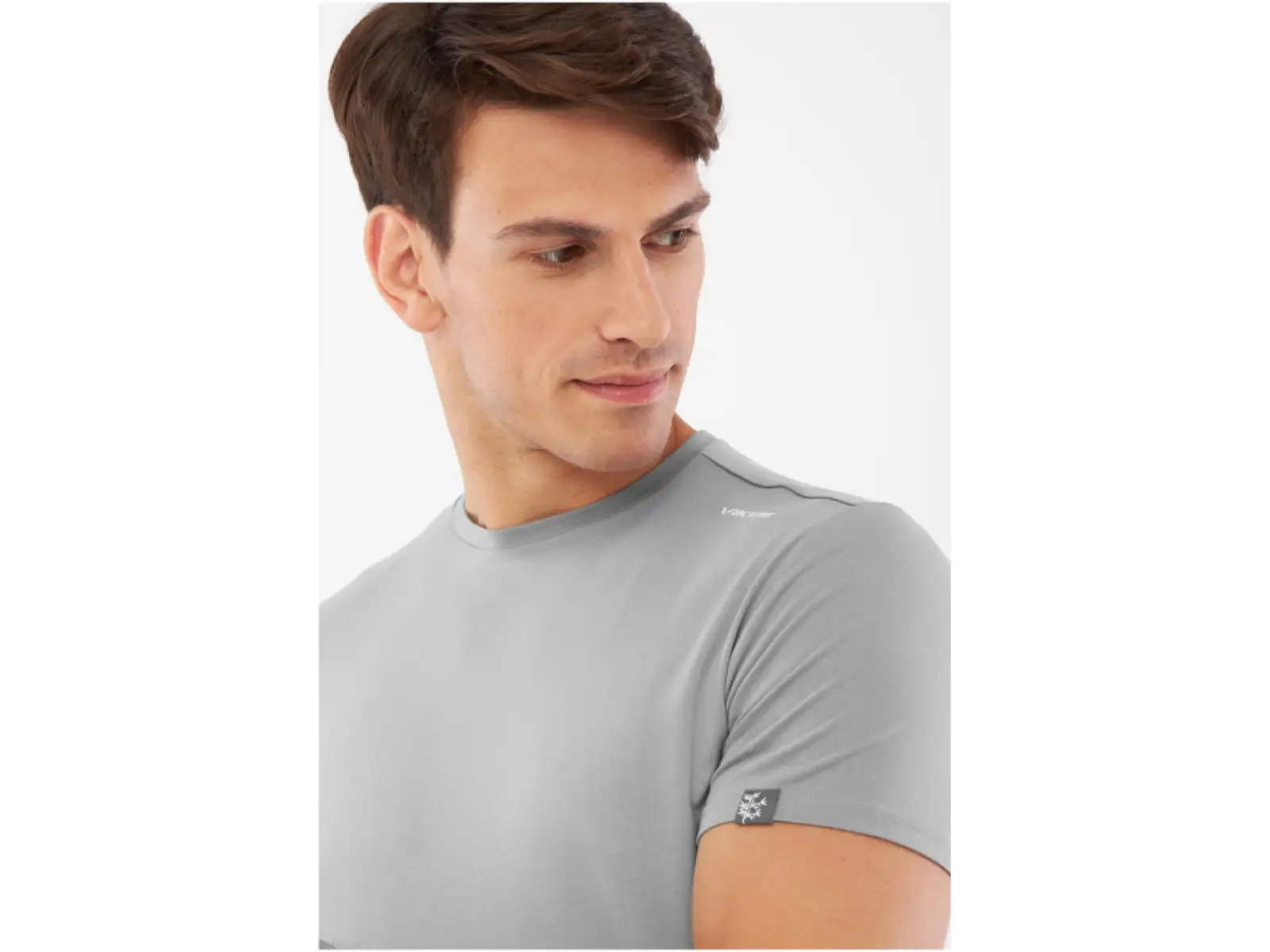 Viking Lenta Bamboo Herren T-Shirt Kurzarm Grey
