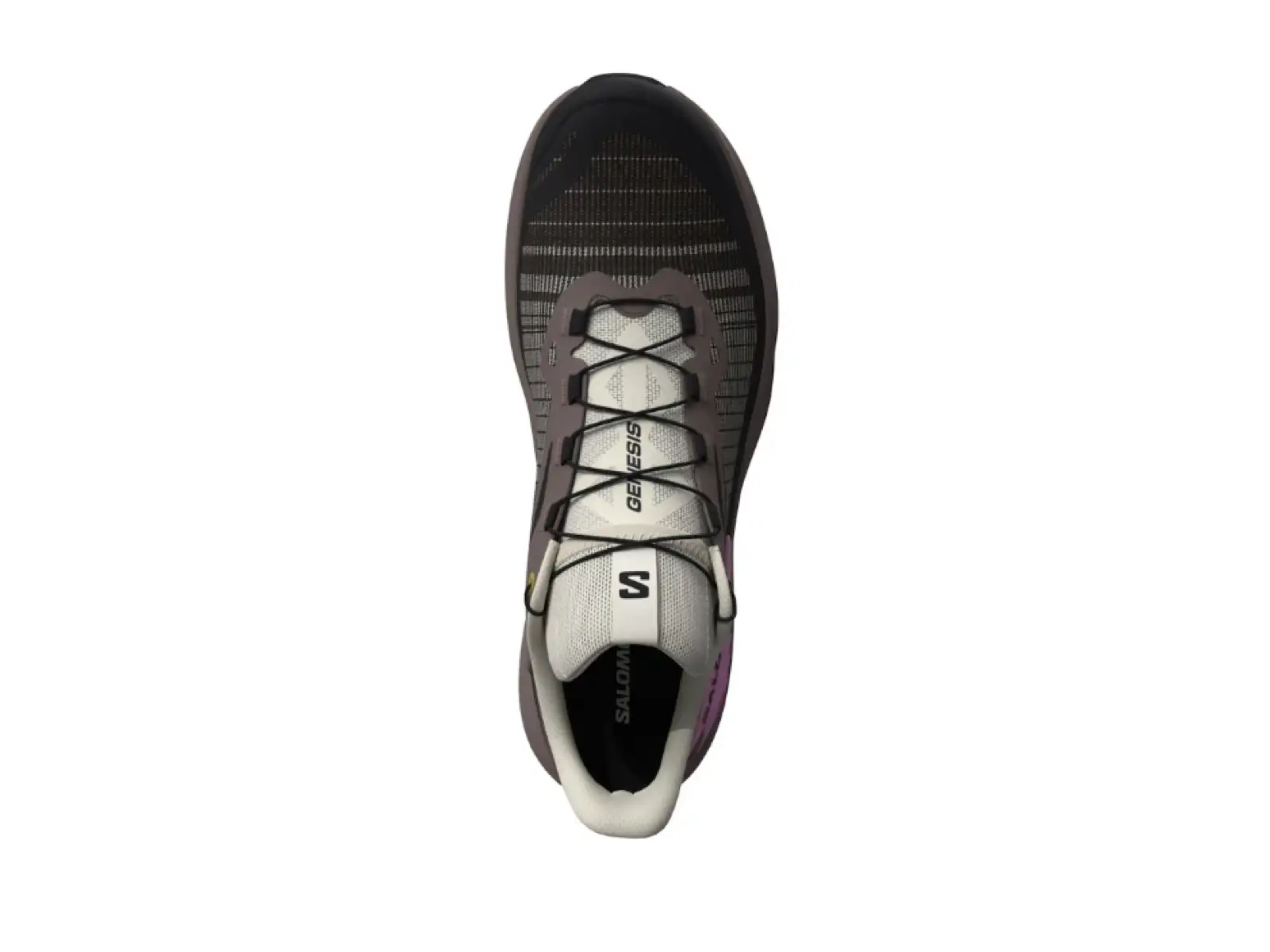 Salomon Genesis Damen-Laufschuhe Iron/Vanille/Cyclamen