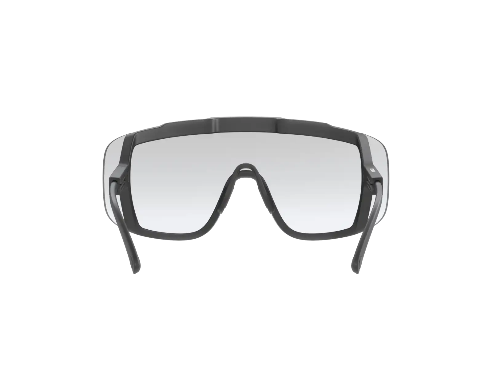 POC Devour WF Photochromic Sonnenbrille Translucent Black/Clarity Photochromic/Wechselbares Grey