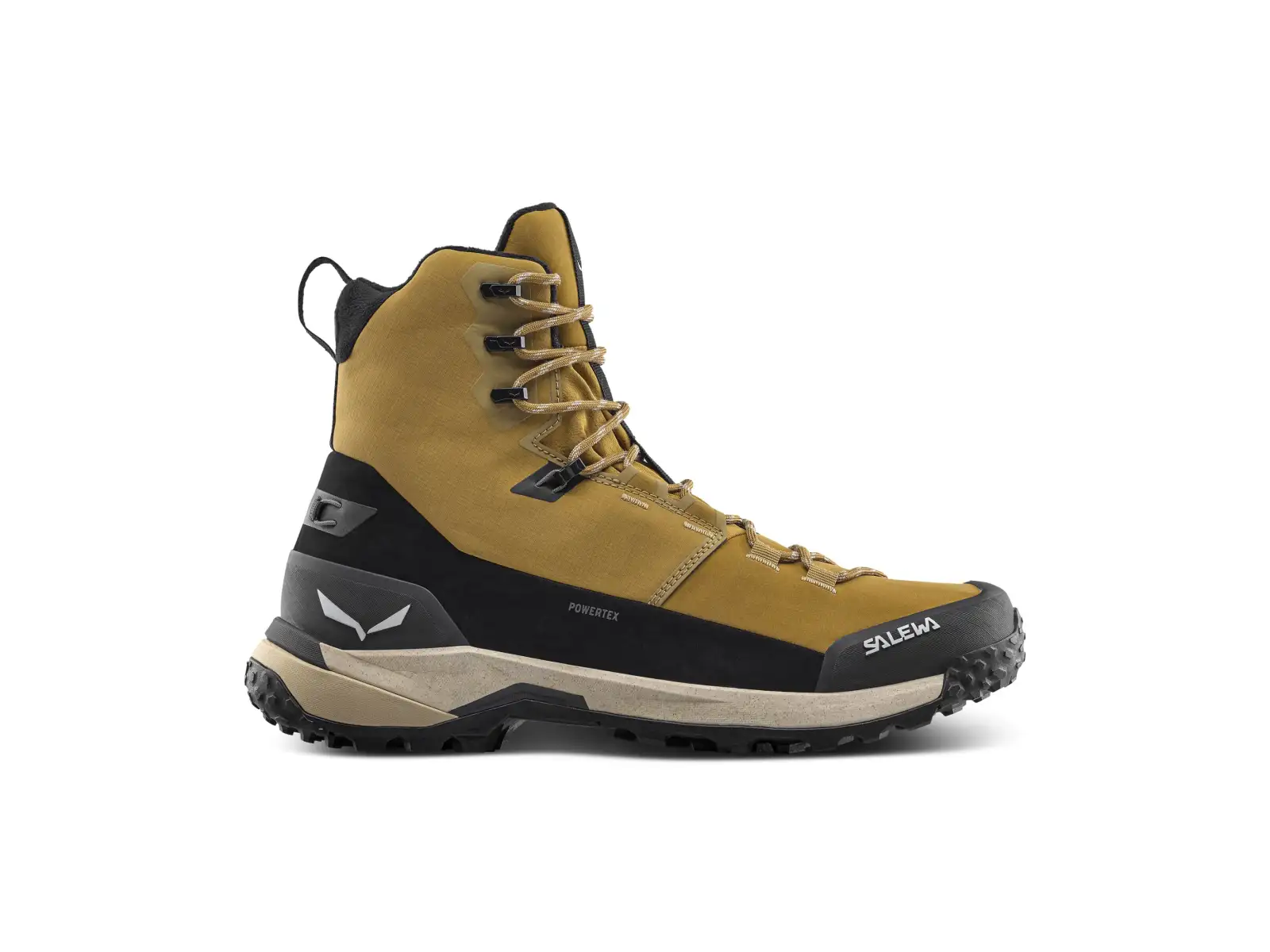 Salewa Puez Winter Mid PTX Herrenschuhe Golden Brown / Schwarz