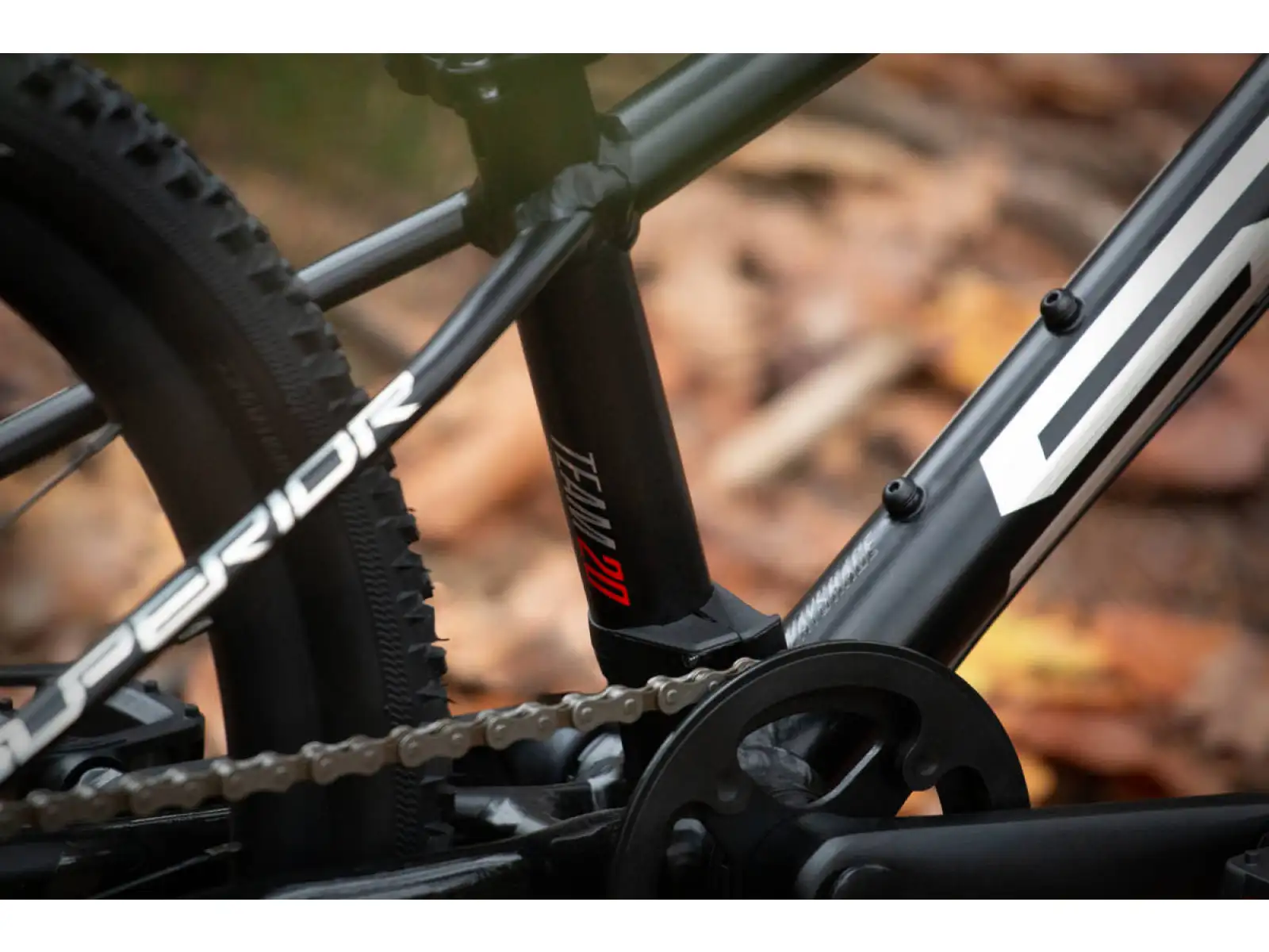 Superior Team 20 Kinder-Mountainbike Matte Black