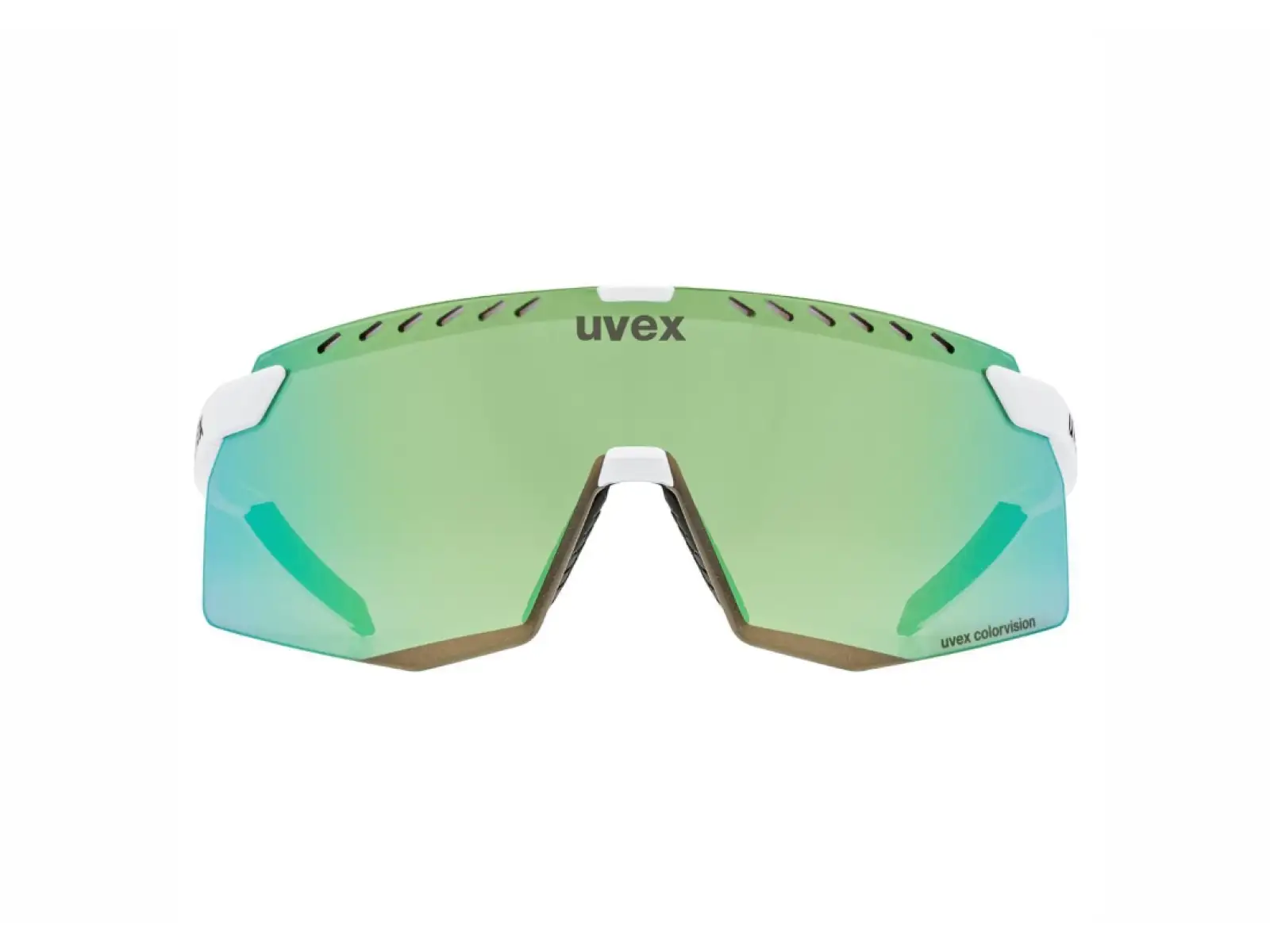 Uvex Pace Stage ColorVision Small Brille White Matt/Mirror Green