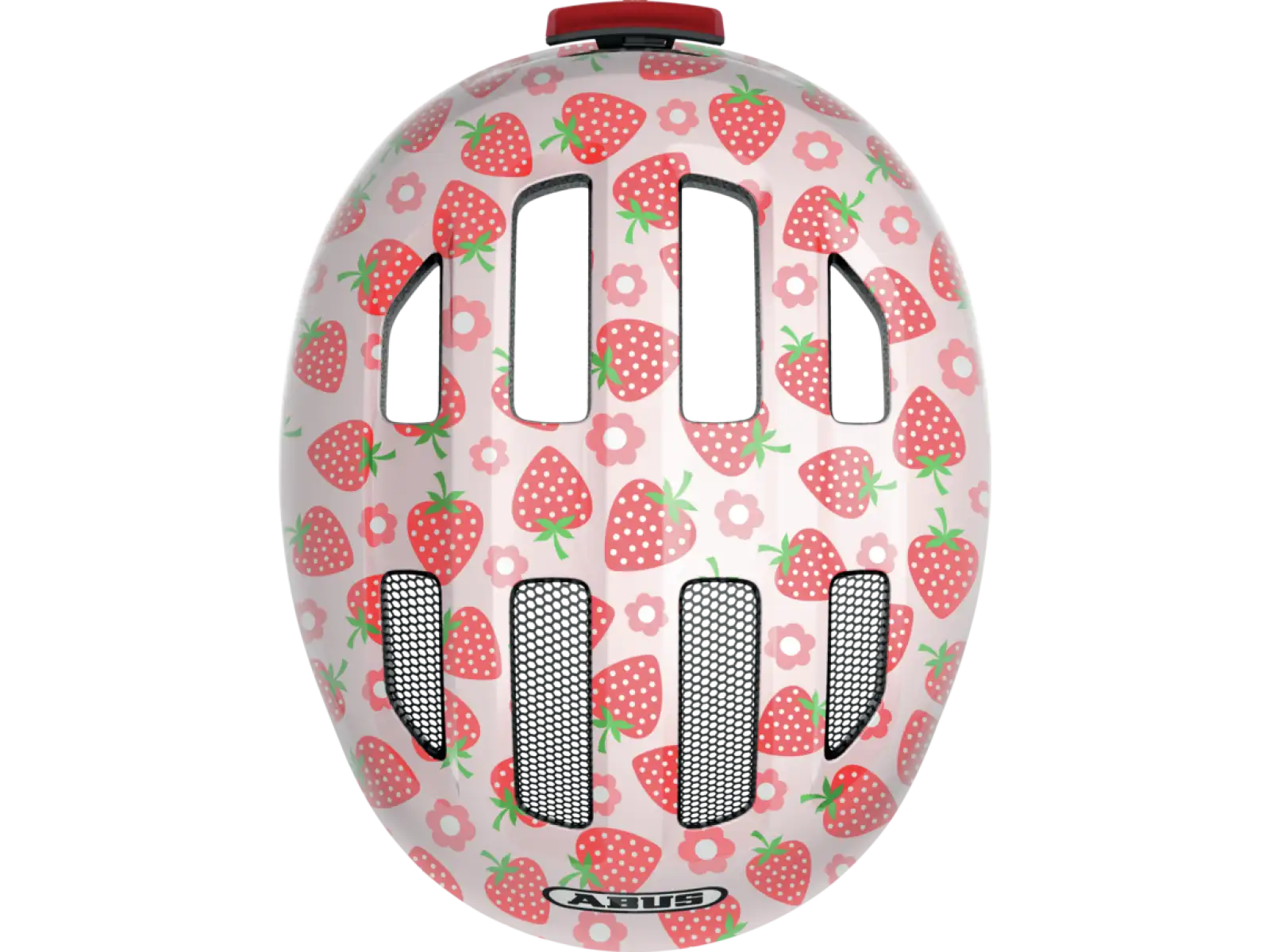 Abus Smiley 3.0 LED Kinderhelm Strawberry