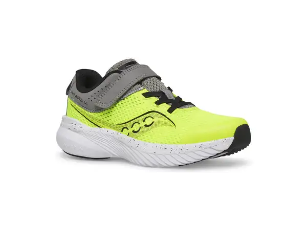 Saucony Kinvara 14 Kinderschuhe Zitrone/Grau