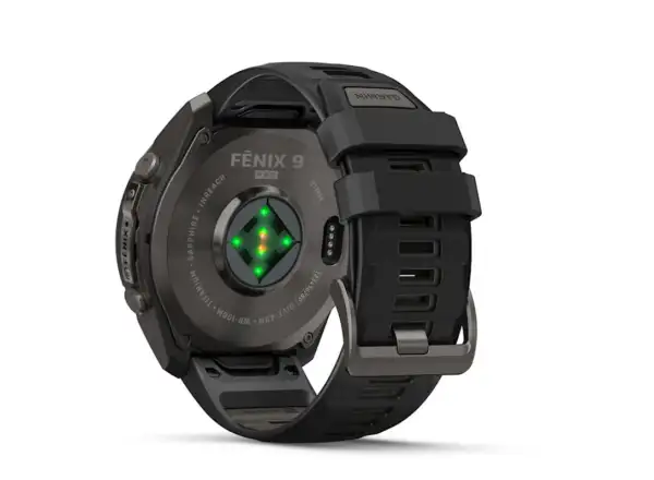 Garmin Fénix 9 Pro inReach 51 mm Smartwatch Carbon gray DLC Titanium Black/Pebble gray
