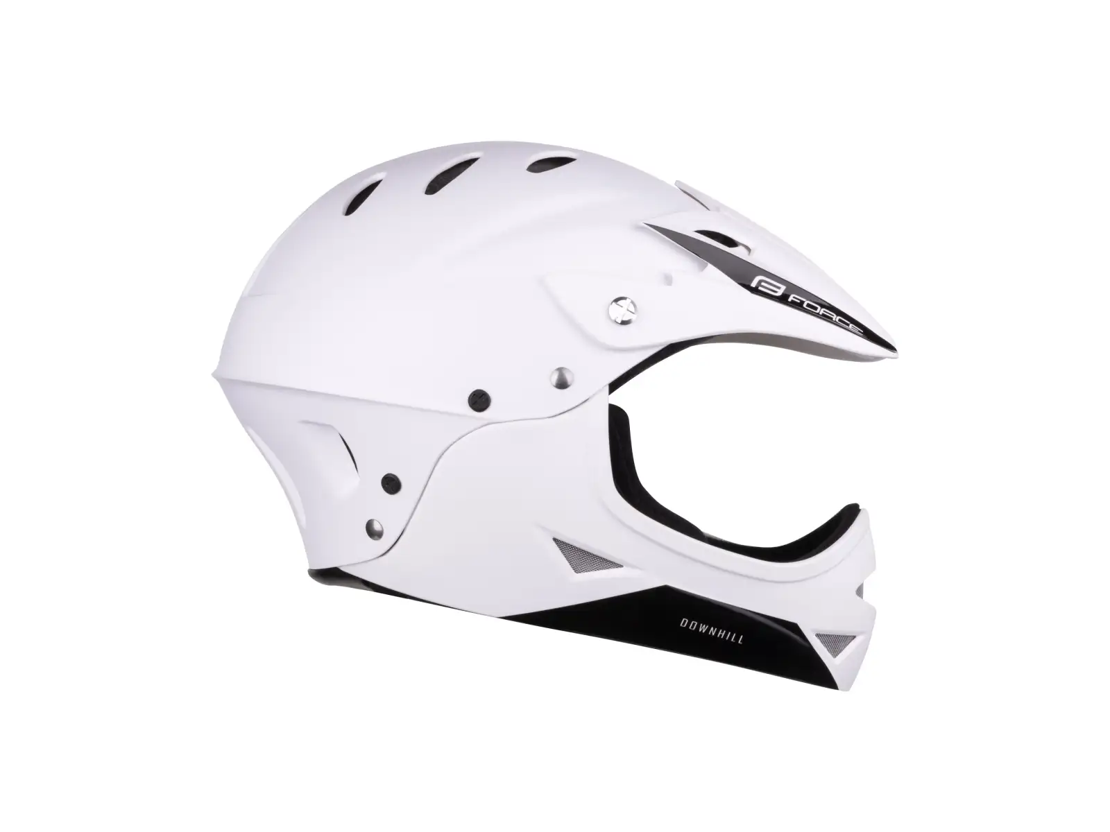 Force Downhill Junior Helm weiß matt