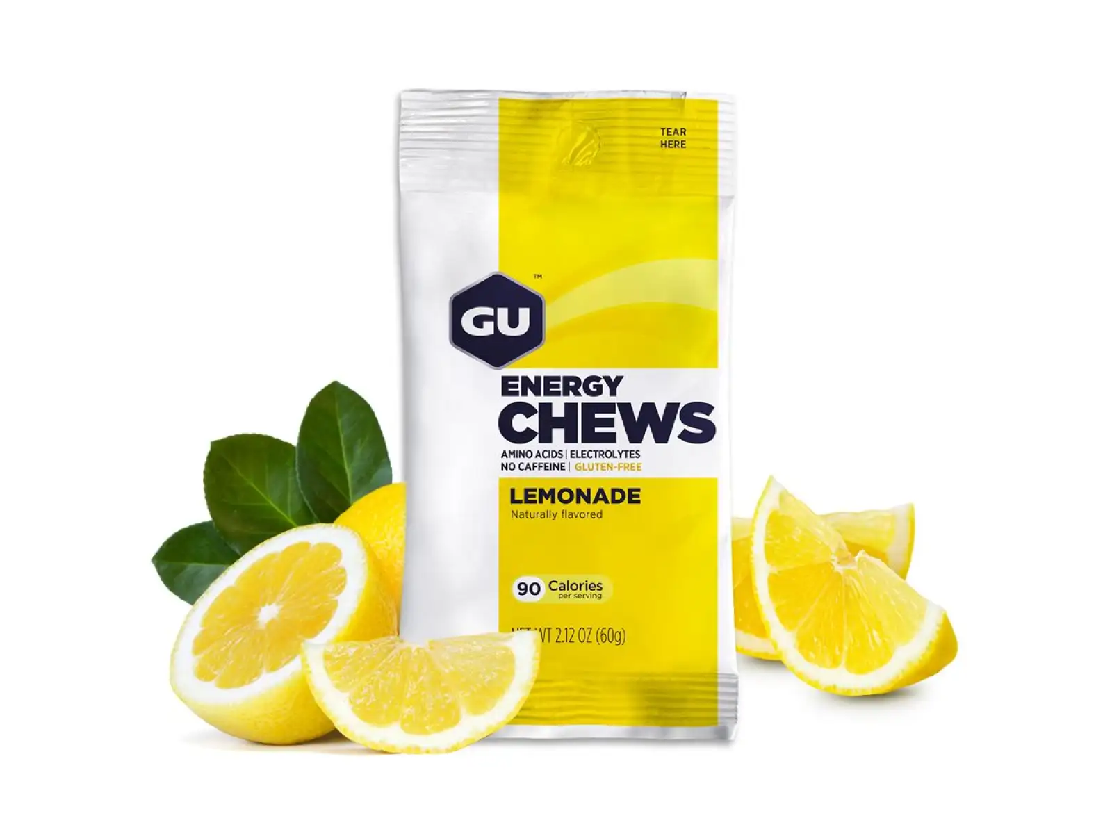 GU Energy Chews Bonbons Lemonade 60g