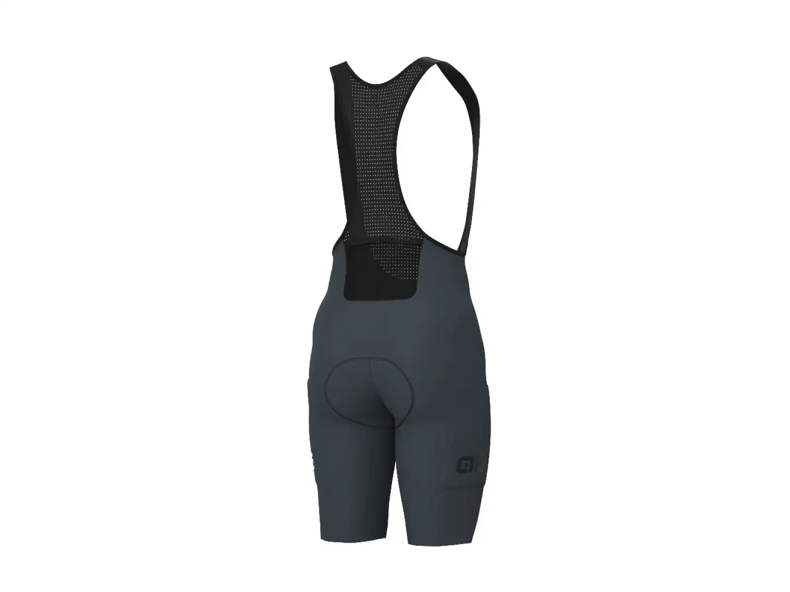Alé R-EV1 GO Herren-Radhose mit Polster und Trägern Titanium