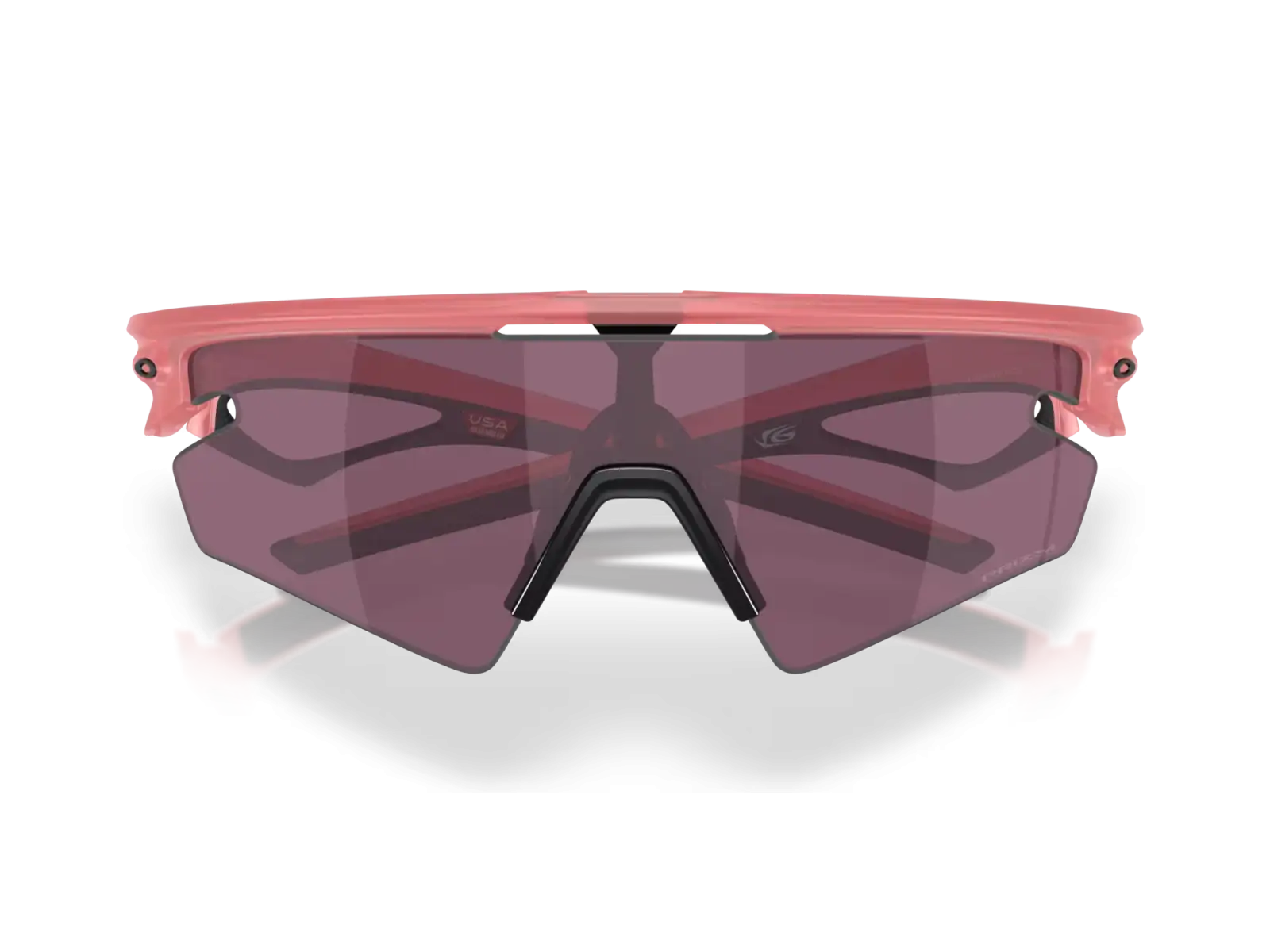 Oakley Sphaera Slash Sportbrille Matte Transparent Paloma/Prizm Road Black