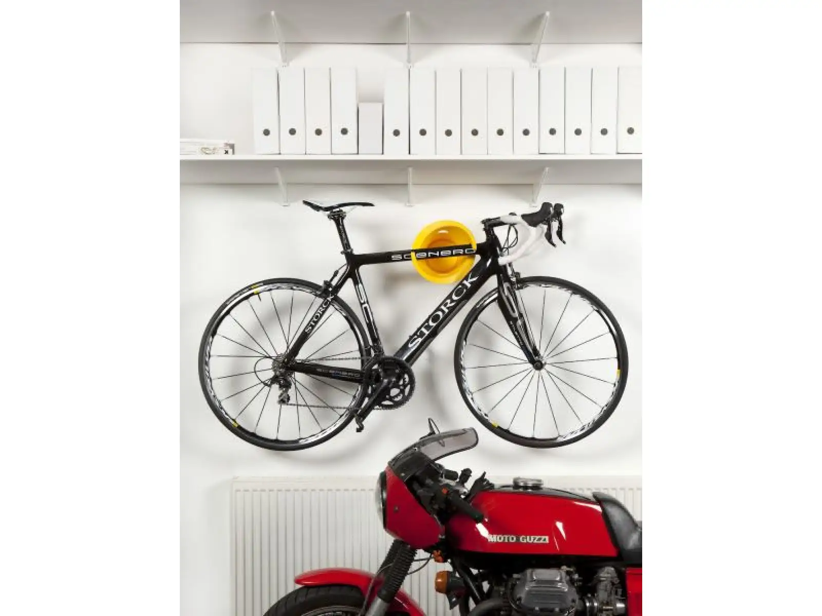Cycloc Solo Fahrradhalter für die Wand orange