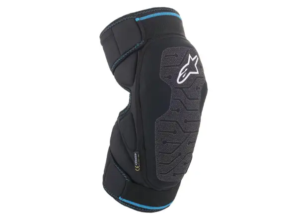 Alpinestars E-Ride Knieschützer Schwarz Cyan