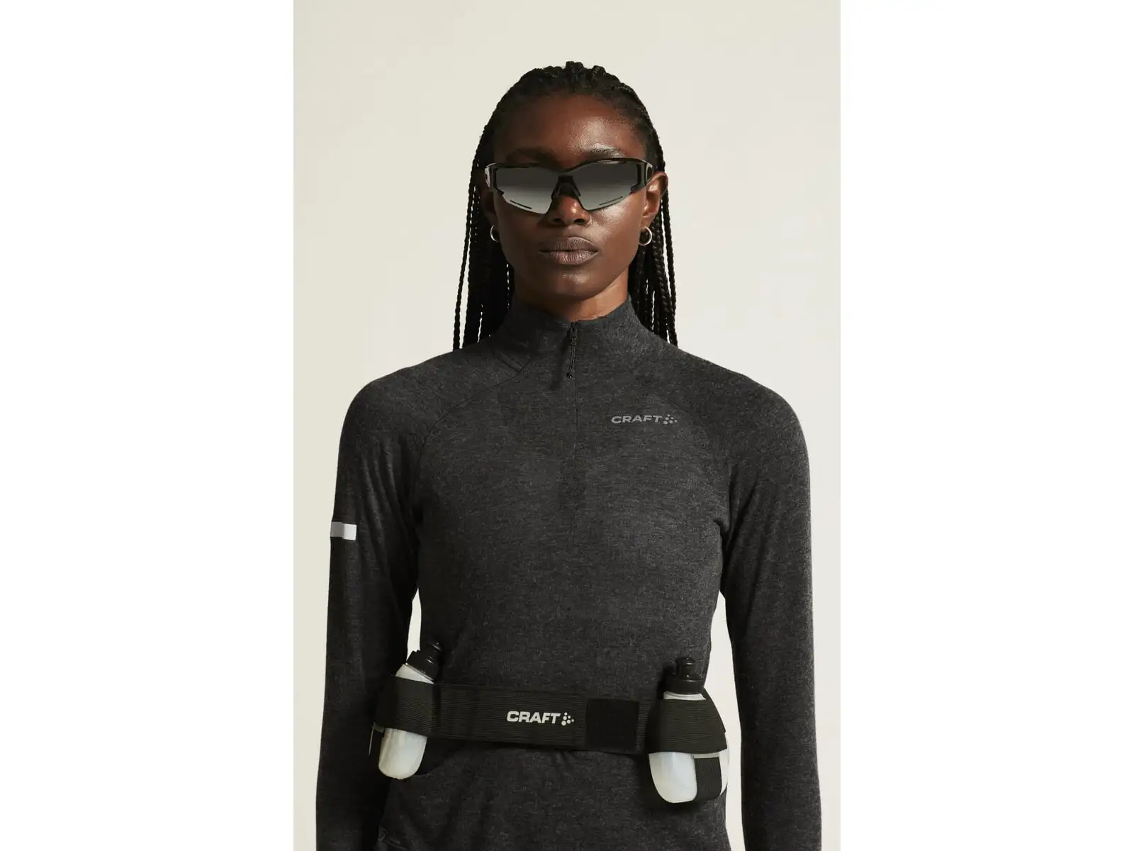 Craft ADV SubZ Wool Damen Laufshirt Langarm Black
